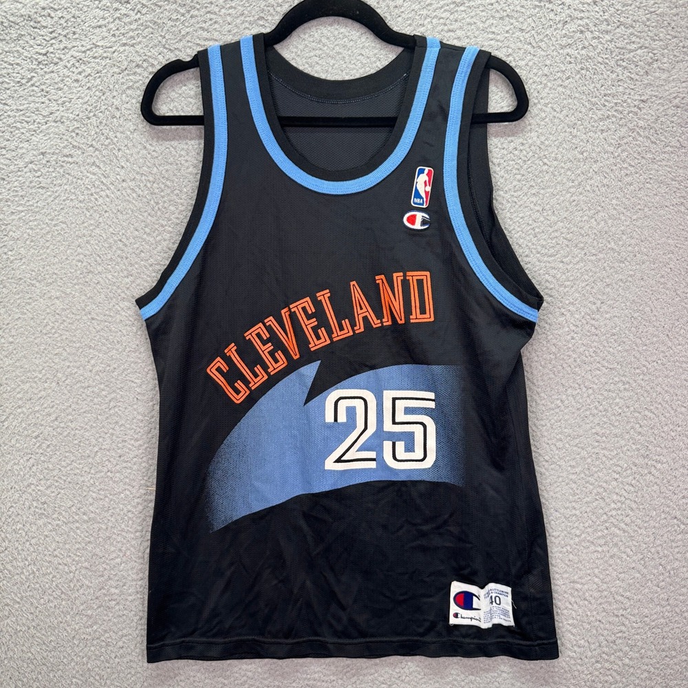VTG Cleveland Cavaliers Jersey Mens 40 Black Champion Mark Price 25 Jersey NBA